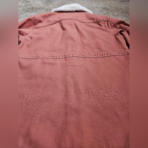 Hang Ten Fleece Interior Women's Utility Jacket in Copper/Orange, Size Medium - Picture 13 of 14